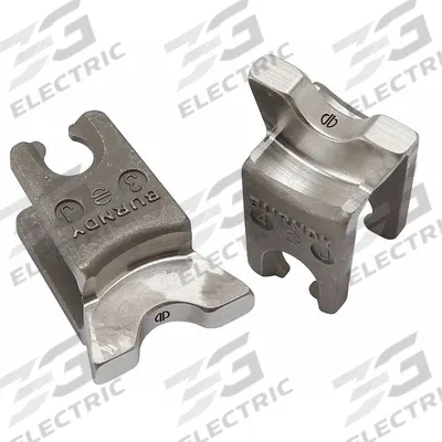 BURNDY Upper and Lower Crimping Die: 3/0 AWG Aluminum Lug, YA-A/YS-A, 1 Sizes - Burndy Replacement Crimping Dies