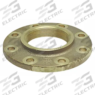 NIBCO Sweat Fitting Adapter: 2 1/2 in Pipe x 2 1/2 in Pipe, FNPT x Flange, Drain/Vent - Cast Copper & Bronze Tube Flanges