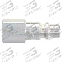 DIXON VALVE & COUPLING Quick Connect Hose Coupling: 3/8 in Body Size, 1/4 in Hose Fitting Size, FNPT (MPN D3F2). Key specifications — Brand: DIXON VALVE & COUPLING; Thread Size: 1/4" -18; Coupling Locking Type: Sleeve; Hose Fitting Gender: Female.