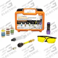 TRACERLINE UV Leak Detection Kit: UV Leak Detection Kit, 3 Pieces, R-1234yf/R-134a (MPN LF021). Key specifications — Brand: TRACERLINE; Includes: Carrying Case; Size: 1 oz Bottle of Oil-Based Dye; Tool Type: UV Leak Detection Kit; For Use With: R-1234yf.