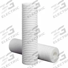 3M Water Filter Cartridge: 12 micron, String Wound, Polypropylene, 6 1/2 in Overall Ht (MPN RT19L16G20NN). Key specifications — Brand: 3M; Filter Media: Polypropylene.