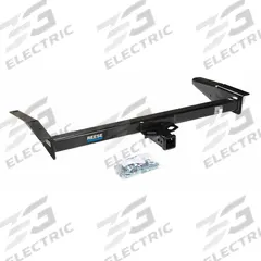 REESE Step Bumper Receiver: III, 3,500 lb Gross Trailer Wt Capacity, 350 lb Tongue Wt, Steel (MPN 41116). Key specifications — Finish: Powder Coated; Drilling Required: Yes; Vehicle Make: Ford; Vehicle Model: Town Car; Brand: REESE.