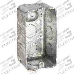RACO Electrical Box: Steel, Steel Material & Nominal Size, 1 Gangs, 1 7/8 in Box Dp, 2 1/8 in Box Wd (MPN 660). Key specifications — Brand: RACO; Bracket Style: Without Bracket; Clamp Style: Without Clamps.