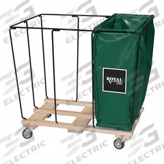 ROYAL BASKET TRUCKS Drop-In Divider: G12-EEX-R3N, 36 in x 26 in x 27 1/2 in, Green, 15 cu ft, Vinyl. Key specifications — attr1344298: Green; attr1344299: Vinyl; attr1344313: ROYAL BASKET TRUCKS; attr1344304: Vinyl Drop-In Bag; attr1344310: G12-EEX-R3N; attr1344307: Knock Down Basket Trucks Wood Base.