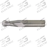 CLEVELAND Ball End Mill: Carbide, 2 Flute, 7/64" Mill Dia, 3/8" LOC, 1-1/2" OAL (MPN C60920)