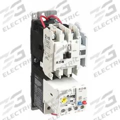 EATON NEMA Magnetic Motor Starter: Non-Reversing, 3 Poles, NEMA Size 0, 18 A, 120V AC Coil (MPN AN19BN0A5E1P6). Key specifications — Brand: EATON; Auxiliary Contact Form: 1NO; Coil Voltage: 110/120V AC; Phase: Three; Operator: None; Operator Controls: None; Auxiliary Contacts Included: 1NO; Signaling Features: Pilot Light.