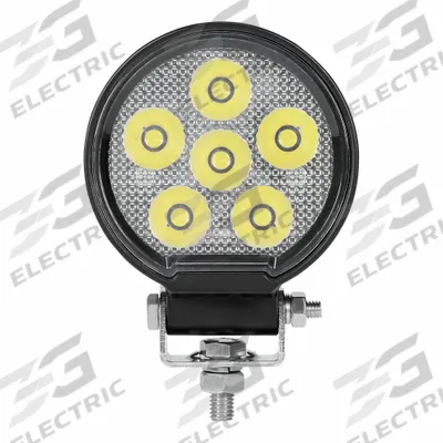 MAXXIMA Work Light: Round, Spot, LED, Bolt, Blunt Cut Wires, Surface Mount - Vehicle Floodlights