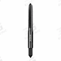 MILWAUKEE Straight Flute Tap: #14-20 UNS, 2B, 4 Flute, Plug Chamfer, Black Oxide Carbon Steel (MPN 49-57-5133)