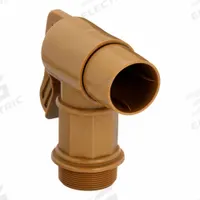 APPROVED VENDOR Drum Tap: Ergonomic, 2 in Male NPT, 2 in Outlet Connection Size, Rigid, Brown (MPN 2"PE). Key specifications — Product Type: Drum Faucet; Handle Type: Ergonomic; Inlet Gender: Male; Body Material: Polyethylene; Flame Arrestor Type: None; Color: Brown; Inlet Thread Type: NPT; Shank Adjustability: Rigid.