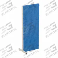 TRESTON Pegboard Floor Rack: Square, 3/8 in Peg Hole Size, 72 in x 30 in x 2 3/8 in, Steel, Blue (MPN C52007102). Key specifications — Material: Steel; Finish: Powder Coated; Peg Hole Shape: Square; Includes: T-feet; Color: Blue; Brand: TRESTON.