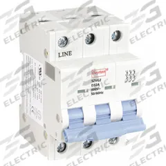 DAYTON IEC Supplementary Protector: 32 A Amps, 7.5kA at 480V AC, Screw Clamp, NDB2-63, 480V AC (MPN 5ZVG2). Key specifications — Terminal Connection: Screw Clamp; Series: NDB2-63; AC Voltage Rating: 480V AC; DC Voltage Rating: Not Rated; Max. AIR Rating: 7.5kA at 480V AC; Brand: DAYTON.