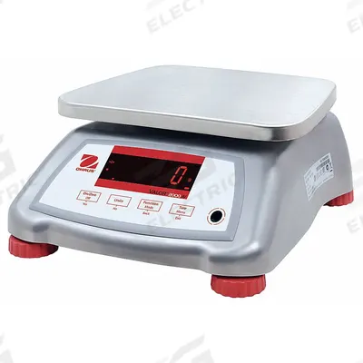 OHAUS Food Scale: 7 1/2 in Weighing Surface Dp, 9 1/2 in Weighing Surface Wd - Food Scales