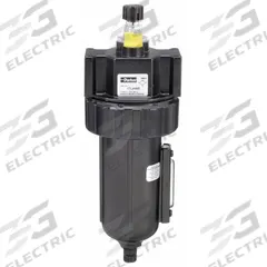 PARKER Compressed Air Lubricator: Micro Mist, 3/4 in NPT, 90 cfm, 250 psi Max Op Pressure, Knob, 17L (MPN 17L44BE). Key specifications — attr111774: Zinc; attr111402: 17L; attr111761: PARKER.