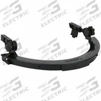 PIP Face Shield Bracket: Slotted Attachment Type, Plastic, Black (MPN 251-EPB102). Key specifications — Attachment Type: Slotted; Product Type: Bracket; Material: Plastic; Color: Black; For Use With: Hard Hat; Brand: PIP.