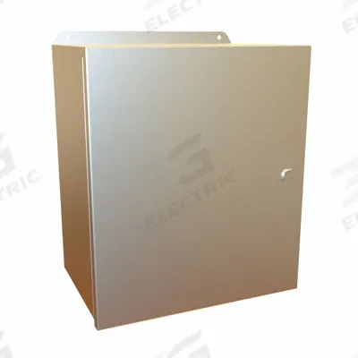 HAMMOND Electrical Enclosure: Stainless Steel, 14 in x 12 in x 8 in, NEMA 12/13/3R/4/4X - Stainless Steel Enclosures