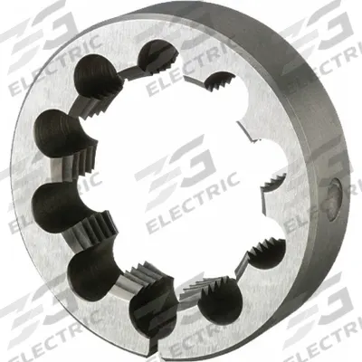 APPROVED VENDOR Round Threading Die: M20x2.5 Metric, 2 in OD, Solid, High Speed Steel (MPN 13592) - Solid Round Threading Dies