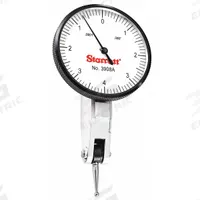 STARRETT Horizontal Dial Test Indicator: 0 in to 0.008 in, Horizontal, Inch, 0.0001 in (MPN 3908A). Key specifications — attr1184166: 3/8 in Dovetail Clamp; 5/32 in Dovetail Clamp; attr1200917: Horizontal Dial Test Indicator; attr1184127: 3908A; attr1184167: STARRETT; attr1184108: 0.0001 in.