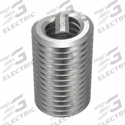 HELI-COIL Helical Insert: Tanged Tang Style, Free-Running, M3-0.50 Thread Size, Plain - Free-Running Tanged Helical Inserts