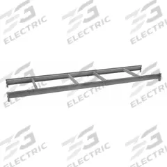 TENNSCO Bulk Storage Deck Level: 96 in x 24 in x 3 5/8 in, 14 ga Beams, 2,150 lb Load Capacity (MPN BPB-96-24). Key specifications — Frame Finish: Epoxy Coated; Frame Material: Steel; Color: Industrial Gray; Includes: (2) 24 in Beams; Brand: TENNSCO.