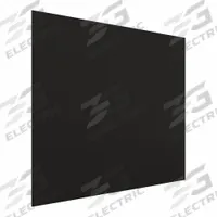 HADRIAN Partition Panel: Stainless Steel, Powder-Coated, Black, 58 in Ht, 70 in Wd, 1 in Thick (MPN 53GR70-510). Key specifications — Door Swing: Out Swing; Brand: HADRIAN; Color: Black; Finish/Texture: Powder-Coated.