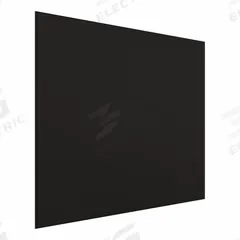 HADRIAN Partition Panel: Stainless Steel, Powder-Coated, Black, 58 in Ht, 70 in Wd, 1 in Thick (MPN 53GR70-510). Key specifications — Door Swing: Out Swing; Brand: HADRIAN; Color: Black; Finish/Texture: Powder-Coated.
