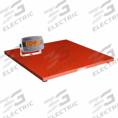 B-TEK Floor Scale: 10,000 lb Wt Capacity - Imperial, 2 lb Readability, Floor Scale - Floor Scales