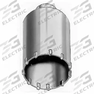MILWAUKEE Core Center Bit: SDS Plus Shank, 1 3/8 in Core Dia - Two-Piece Shankless Core Bit Heads