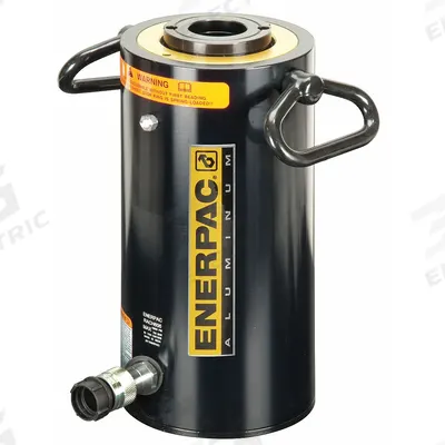 ENERPAC Lightweight Lock Nut Hydraulic Ram: 100 ton Nominal Capacity, 6 in Nominal Stroke Lg - Lightweight Lock Nut Rams