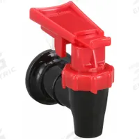 OASIS Dispensing Spout: Plastic, Black/Red, NPT, 3/8 in Inlet Pipe Size (MPN 132135-123). Key specifications — Inlet Connection Type: NPT; Product Type: Water Dispenser Spout; Material: Plastic; Brand: OASIS; Color: Black; Compatible Product Type: Oasis Artesian Bottle Coolers.