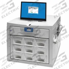 CAPSA HEALTHCARE Medication Dispensing Cabinet: Polymer, Cream, Cream, 10 Drawers (MPN NX-4TBDL-1). Key specifications — Material: Polymer; Drawer Color: Cream; Brand: CAPSA HEALTHCARE; Cabinet Color: Cream.