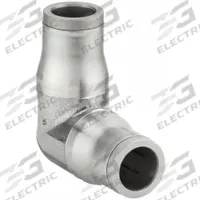 LEGRIS Push-Fit Elbow Fitting: 10 mm OD x 10 mm OD Size, Push-to-Connect x Push-to-Connect, Silver (MPN 3802 10 00). Key specifications — Brand: LEGRIS.