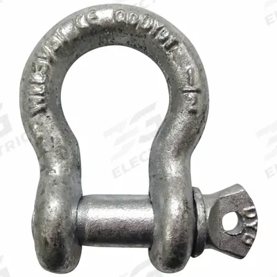 APPROVED VENDOR Anchor Shackle: Anchor Shackle, 6,600 lb Working Load Limit, Alloy Steel - High-Strength Anchor Shackles for Lifting