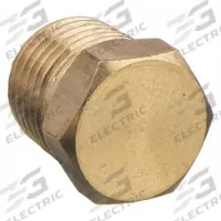 APPROVED VENDOR Plug: Plug, 3/4 in, NPT Threaded, Brass, 5 PK (MPN 6AZA9)
