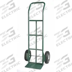 APPROVED VENDOR General Purpose Hand Truck: 550 lb, Flow-Back Handle, Green, Steel, Flat-Free (MPN (FB)E-18-10FF). Key specifications — Brand: APPROVED VENDOR; Color: Green.