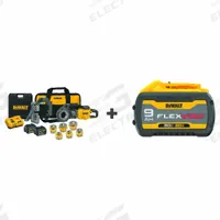 DEWALT Pipe Threading Machine,60V,Bonus Battery: Cordless, FLEXVOLT, 60V MAX* (MPN DCE700X2K). Key specifications — attr553540: 12R; attr551340: Charger; attr551343: 1/2 in to 2 in.