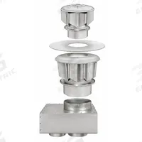 DAYTON Combustion Air Inlet Vent Kit: Compatible with Unit Heaters, 6 in Vent Dia, Surface, Steel (MPN 32V267). Key specifications — Product Type: Venting For Gas Heaters; Compatible with Product Type: Unit Heaters; Compatible Grainger Part Number: 32V253; Mounting Type: Surface; Includes: 6 in Vent Box Assembly; Vent Type: Intake/Vent Concentric Y; Brand: DAYTON; Material: Steel.