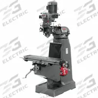 JET Vertical Milling Machine: JTM-2, Belt Drive, 2 hp, 115/230V, w/ X-Axis Powerfeed (MPN 690006). Key specifications — attr1088193: JET; attr1088241: R8.