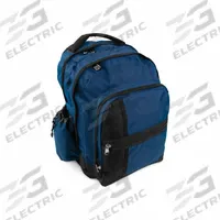 PROPAC, INC. Backpack: Blue, (2) Main Compartments/(2) Side Pouches/Padded Shoulder Strap, Zipper (MPN D2010-WEST-BLUE). Key specifications — Features: Padded Shoulder Strap; Material: Canvas; Color: Blue.