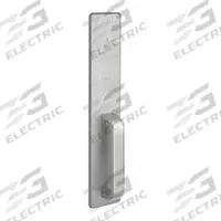 PRECISION Mechanical Exit Device Trim: 36 in Max Door Wd, Stainless Steel (MPN 3R01702A630). Key specifications — Color: Silver; Product Type: Mechanical Exit Device Trim; Brand: PRECISION; Outside Trim Type: Dummy Pull; Exit Device Style: Pull Plate; ADA Compliant: Yes.