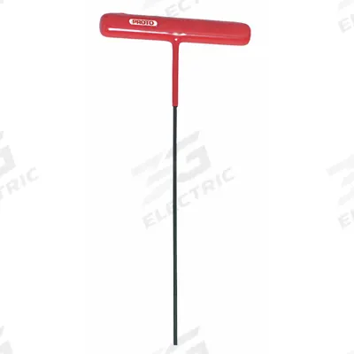 PROTO Hex Key: 0 Ball Ends, 5/32 in Tip Size, SAE, Long, Alloy Steel, Black Oxide - T-Shaped Hex Keys