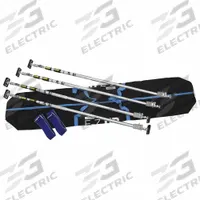 TRIMACO Dust Containment Poles: Dust Containment Pole Kit, 5.039 ft Min Extension Ht, 12 ft Ht (MPN 54746). Key specifications — Product Type: Dust Containment Pole Kit; Material: Aluminum; Includes: Pole Bag; Brand: TRIMACO.