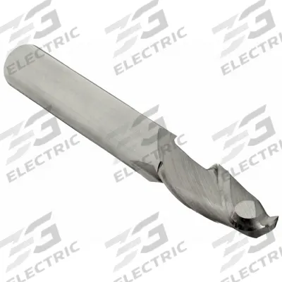 APPROVED VENDOR Ball End Mill: Carbide, 2 Flute, 1" Mill Dia, 1-1/2" LOC, 4" OAL (MPN 221-001160) - General Purpose Carbide Ball End Mills