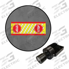 VISUAL WORKPLACE INC. Virtual Safety LED Walkway: Virtual Safety LED Walkway, Projector with Lens (MPN 66-3139-601EXT-PS301). Key specifications — Brand: VISUAL WORKPLACE INC.; Includes: Mounting Bracket; Laser Color: Red/Yellow; Watts: 50 W; Legend/Background Color: Stop Yellow Diagonal/Red Edges; Manufacturer Part Number: 66-3139-601EXT-PS301; Product Type: Virtual Safety LED Walkway; Product Includes: Projector with Lens.