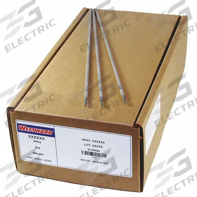 WESTWARD Stick Electrode: Carbon Steel, E6013, 3/16 in x 14 in - Electrodes for Sheet Metal Welding with Low Amperage