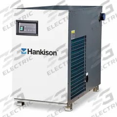 HANKISON Refrigerated Air Dryer: ISO Class 5, 300 cfm, 460V AC, 2 in NPT, 38°F Dew Point, 2.48 kW (MPN HPRN300-4). Key specifications — attr109787: 460V AC; attr109807: HPRN; attr109762: HANKISON.