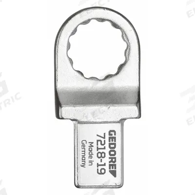 GEDORE Interchangeable Torque Wrench Head: 14mm x 18mm Drive Size - 12-Point Box End Torque Wrench Heads