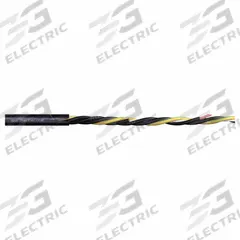 CHAINFLEX Motor Cable: 6 AWG, 4 Conductors, Order by the Foot, PVC Jacket, 1,000 V (MPN CF30-160-04). Key specifications — Conductor Configuration: Single; Minimum Bend Radius Factor - Fixed: 4 x OD; Minimum Bend Radius Factor - Flexible: 6 x OD; Includes Ground: Yes; Minimum Bend Radius Factor - E-Chain: 7.5 x OD; Resistance Properties: Oil and Grease Resistant; Standards: UL Listed; Product Type: Motor Cable.