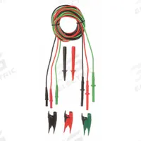 FLUKE Test Lead Set: CAT II 1000V/CAT III 600V, 8.6 ft Test Lead Lg, Black/Green/Red, TL1550B. Key specifications — CAT Safety Rating: CAT III 600V; Cable/Lead Color: Red; Compatible with Manufacturer Model Number: 1550B; Brand: FLUKE.