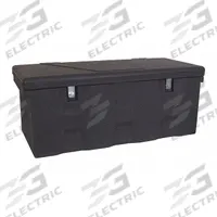 BUYERS PRODUCTS Truck Box Chest: Utility Chest Truck Box, Polyethylene, 19 in Overall Dp, Black (MPN 1712240). Key specifications — Brand: BUYERS PRODUCTS; Color: Black; Latch Type: Hasp.