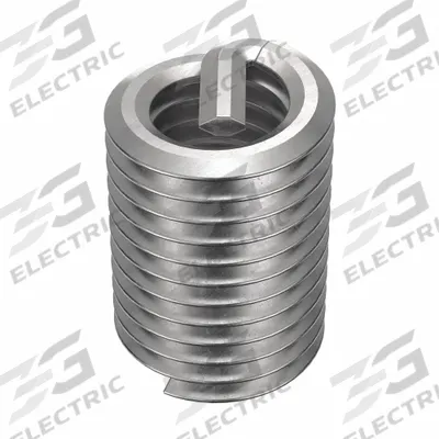 HELI-COIL Helical Insert: Tanged Tang Style, Free-Running, M5-0.80 Thread Size, Plain - Free-Running Tanged Helical Inserts